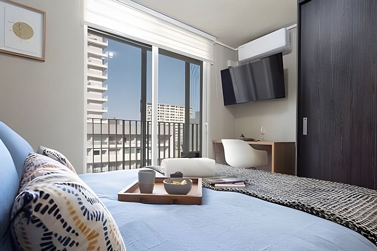 Modern Stay in Ñuñoa w/ AC