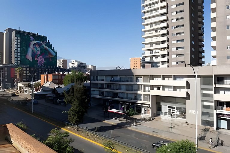 Modern Stay in Ñuñoa w/ AC