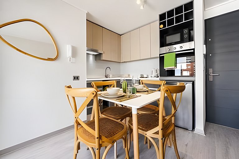 Central Santiago Stay + Parking