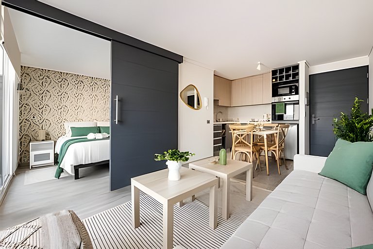 Central Santiago Stay + Parking