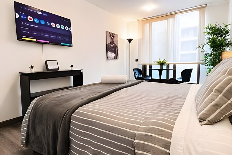 Elegant Studio Near Downtown Santiago
