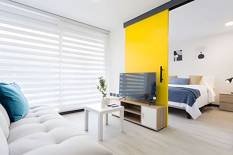 Modern 1BR | A/C | Near Metro & Quinta Normal