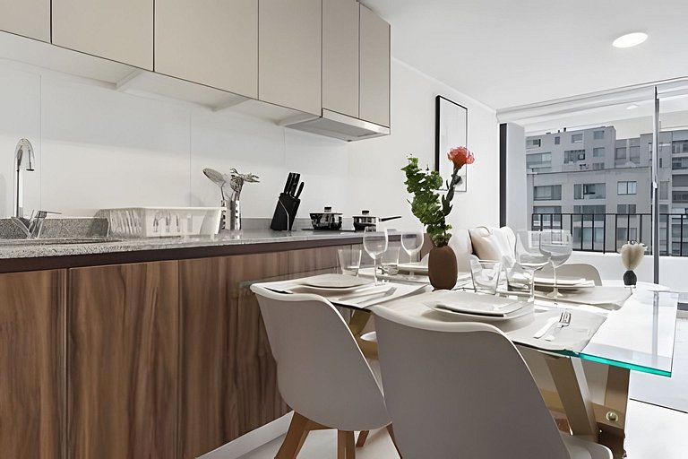 Stylish 1BR | A/C | Steps from Franklin Metro