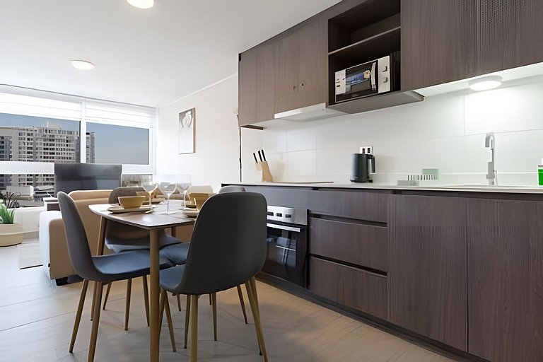 Santiago Centro | Pool, Laundry & 1BR