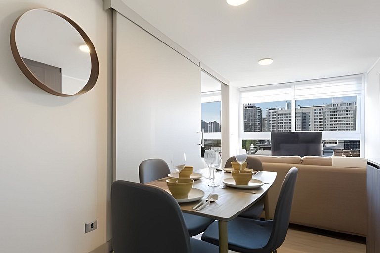Santiago Centro | Pool, Laundry & 1BR