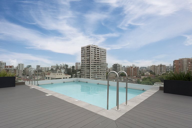 Viña del Mar | 2BR 2BA | Rooftop Pool